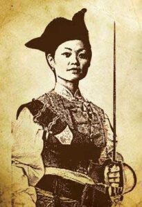 Grabado de Ching Shih, la legendaria pirata. Fuente: Wikipedia. Grabado de Ching Shih, la legendaria pirata. Fuente: Wikipedia.